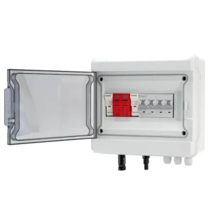 AT 1000V 1-In-1-Out PV Combiner Box with Surge Protection IP65 Outdoor Use