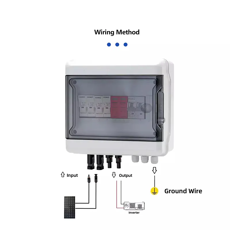 AT 2-In-1-Out 600V DC PV Combiner Box with Surge Protection | IP65 Waterproof - Image 4